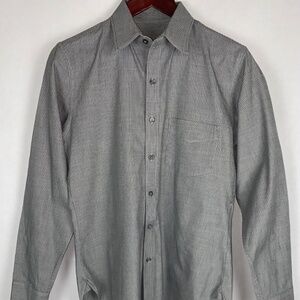 Postmarc New York Slim Fit Men’s Button Down Dress Striped Shirt Small EUC